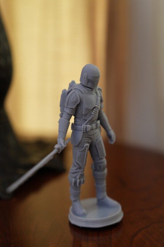 Resin printers are much like being in the darkroom, messy yet increidbly detailed.