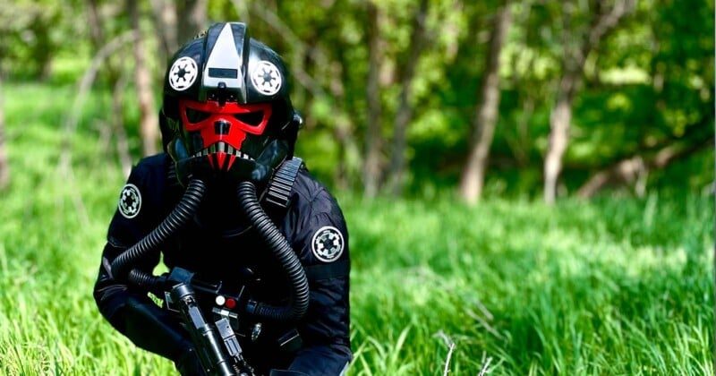 Cosplay Photographer Gabrielle McCann and her husband make 3D Star Wars costumes and photograph them. @mrs_props on Instagram.