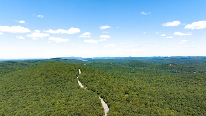 Without a Drone ND Filter images are easily overexposed, washed out, and lack resolution.